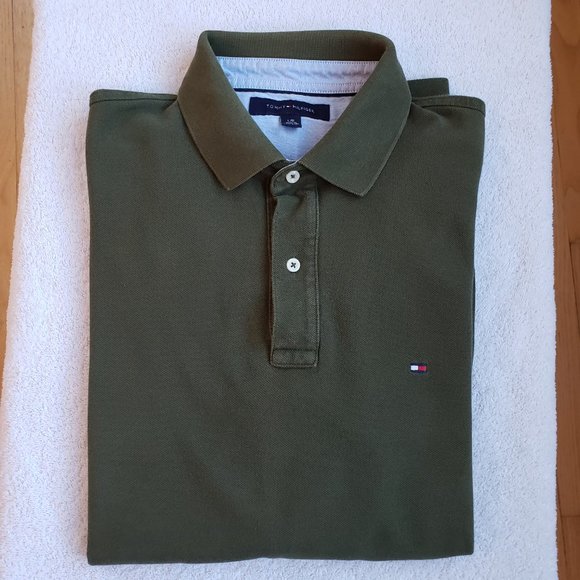 Tommy Hilfiger Men's Long Sleeve Polo Shirt, Size: L - Picture 2 of 16